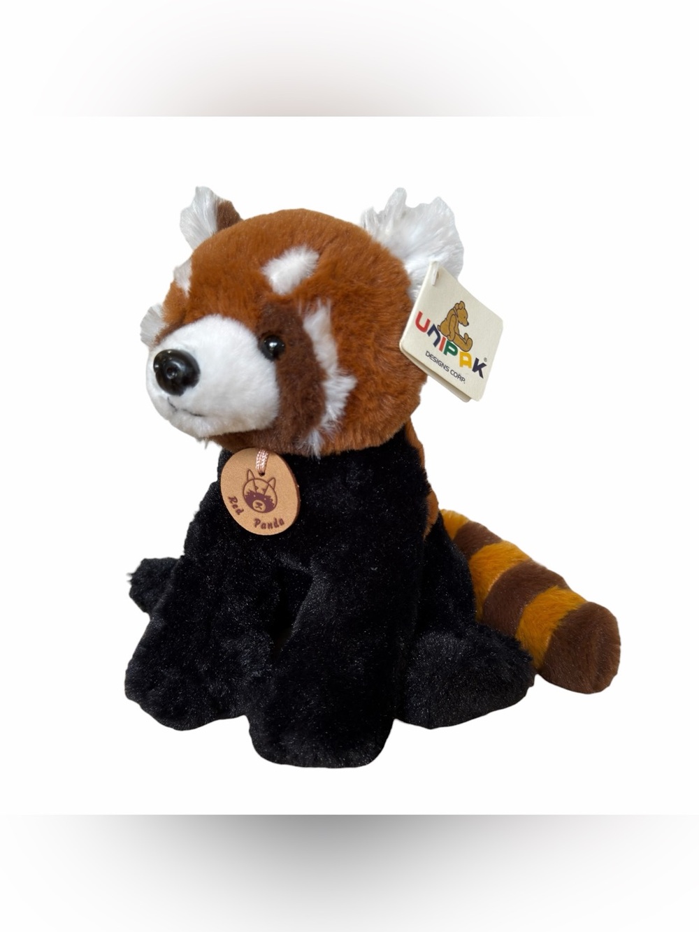 Unipak Designs Red Panda Plush 9" Stuffed Animal Classic Friends Medallion BNWT